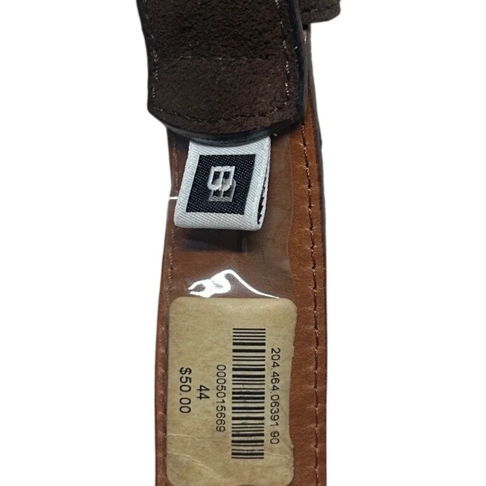 Vintage‎ Bachrach Mens Genuine Leather Suede Belt Size 44 Buckle Made in Italy
